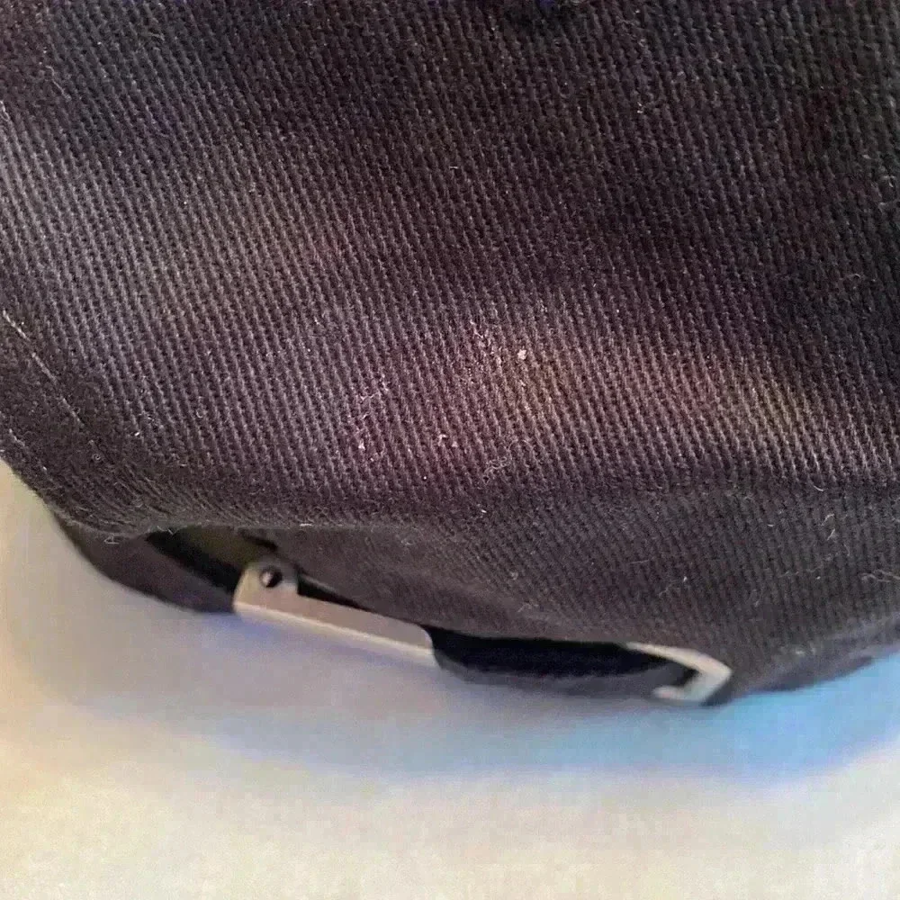 “Gym First, Wine Later” Black Novelty Baseball Hat Cap. One Size Fits Most.